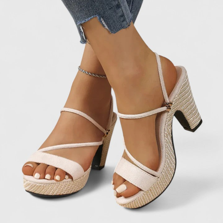 Lorienna | Zapatos de Mujer de Tacón de Aguja con Tiras