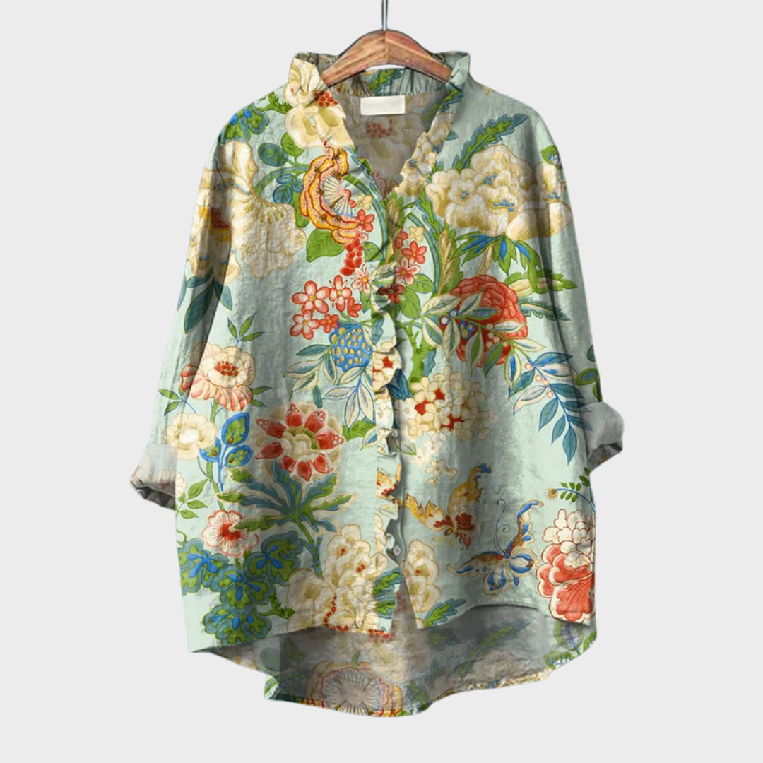 Grace | Blusa de Lino Elegante para el Verano