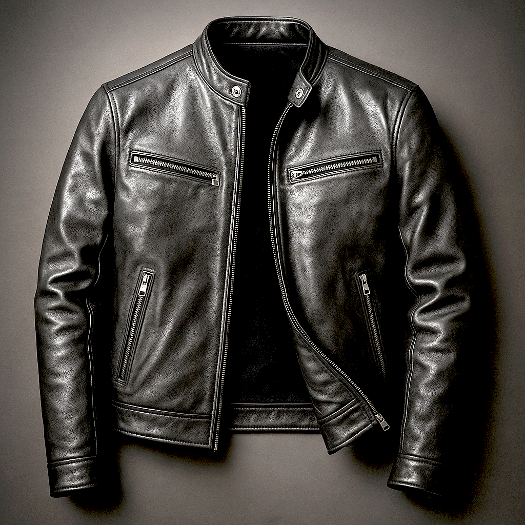 Chaqueta de cuero Vintage