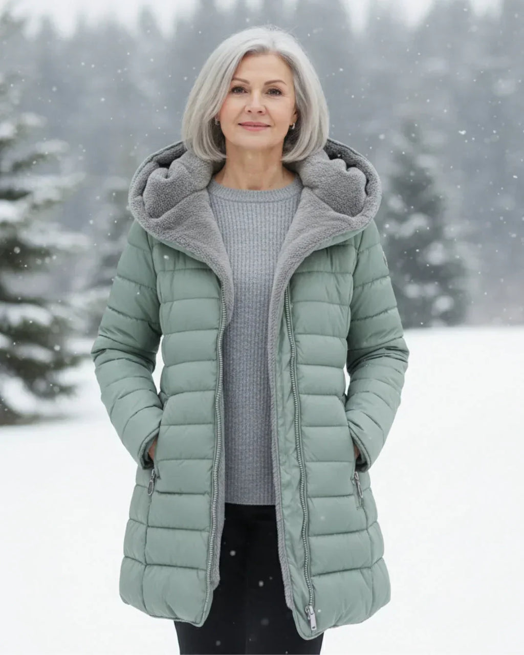 Olivia™  | Abrigo de invierno acolchada