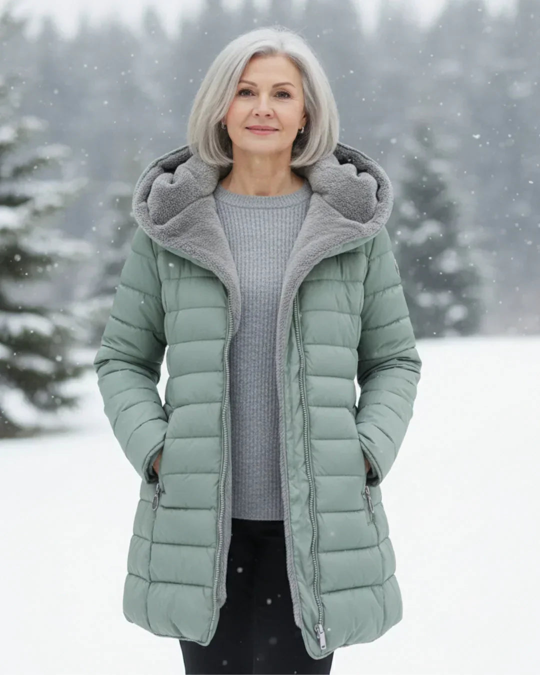 Olivia™  | Abrigo de invierno acolchada