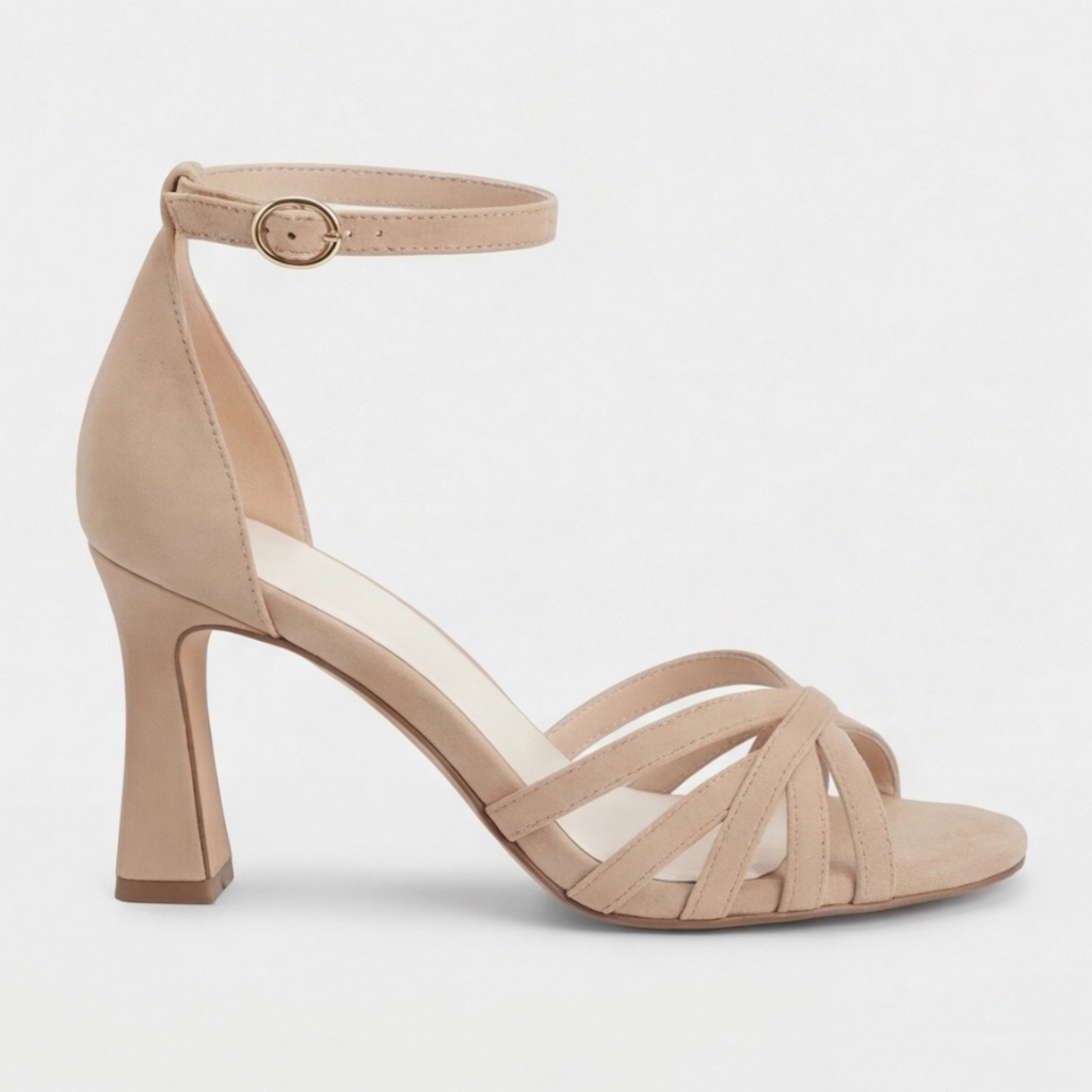 Orlissa | Zapatos de Mujer de Tacón Ancho con Punta Abierta