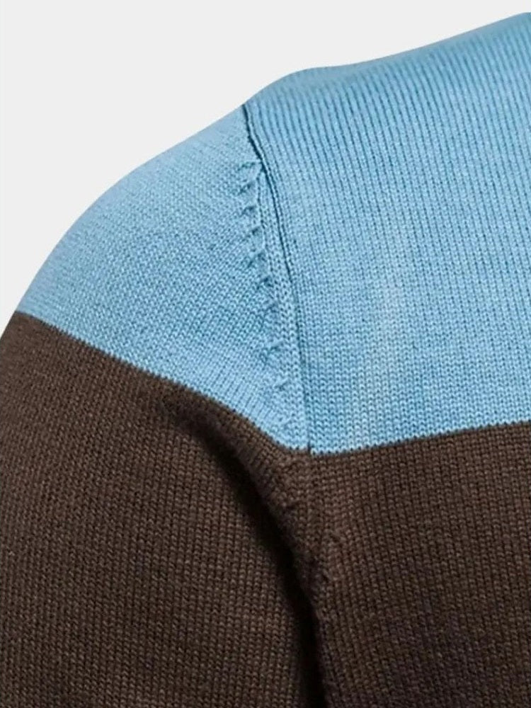 Cardigan de punto con cierre de cremallera