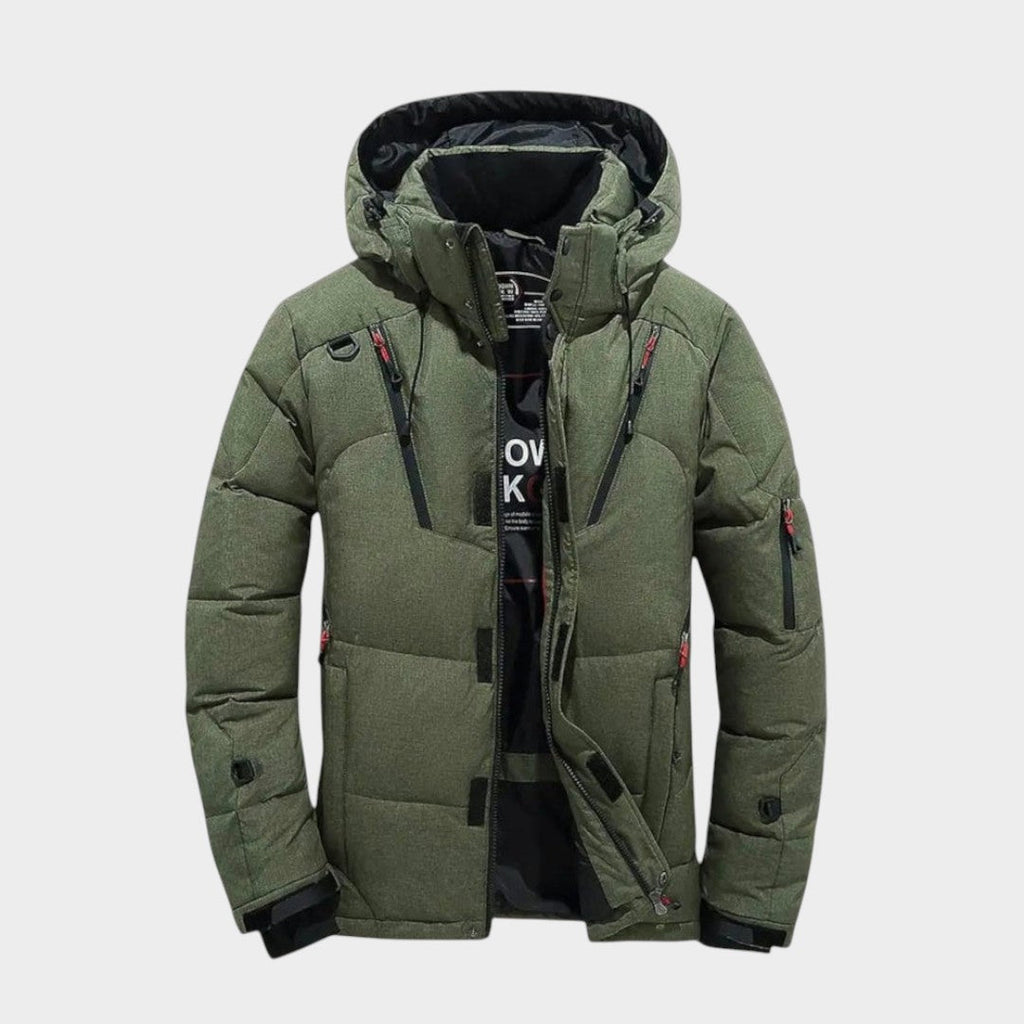 Chaqueta de invierno sólida para hombres