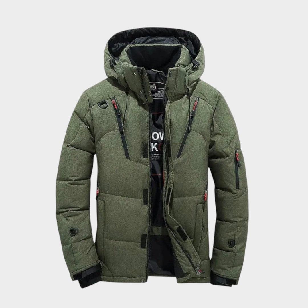 Chaqueta de invierno sólida para hombres