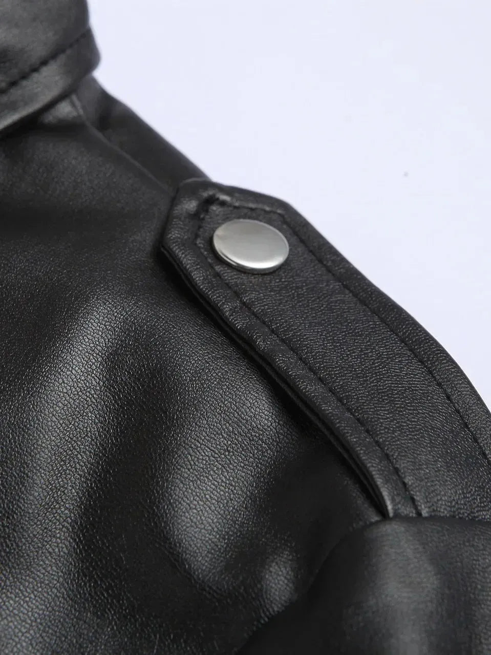 Chaqueta de cuero Clásica Biker