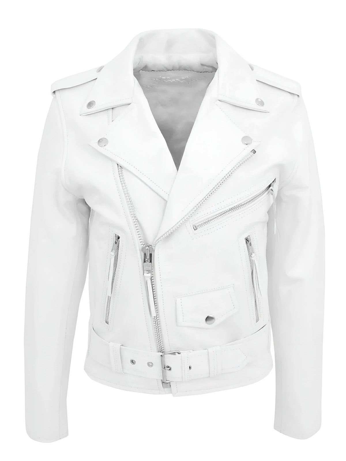 Chaqueta de cuero Clásica Biker