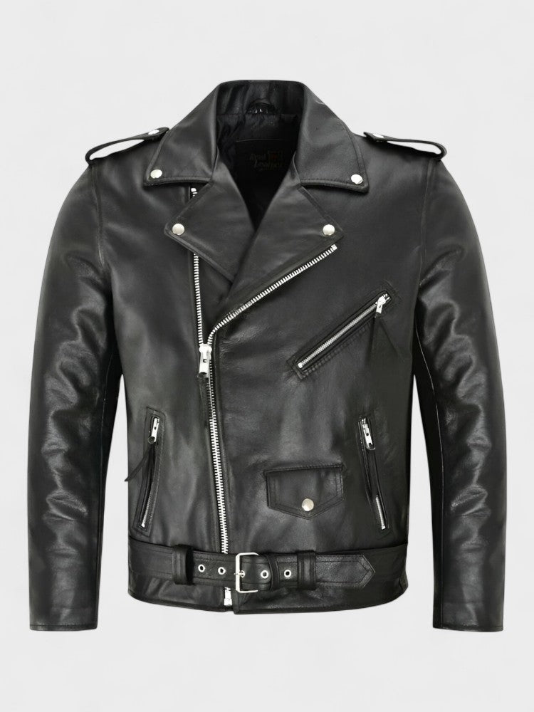 Chaqueta de cuero Clásica Biker