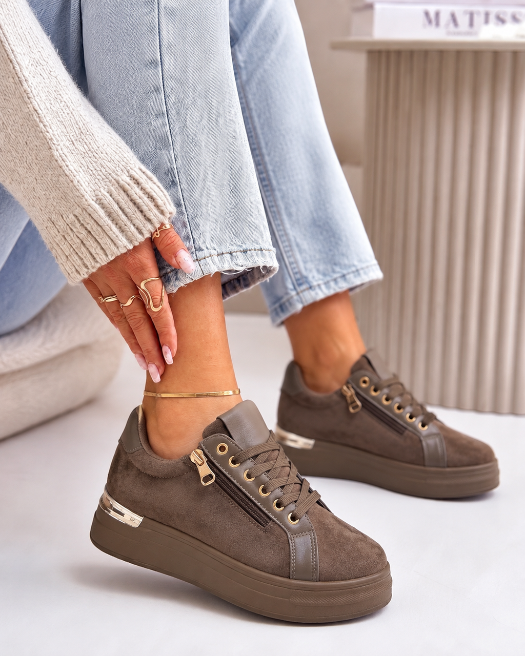 Zapatillas Basic Zip - Arena