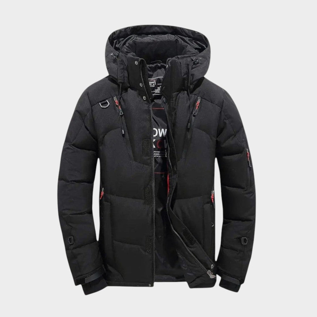 Chaqueta de invierno sólida para hombres