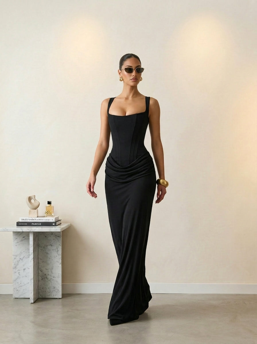 Vestido Sculpt Plisado Allegr
