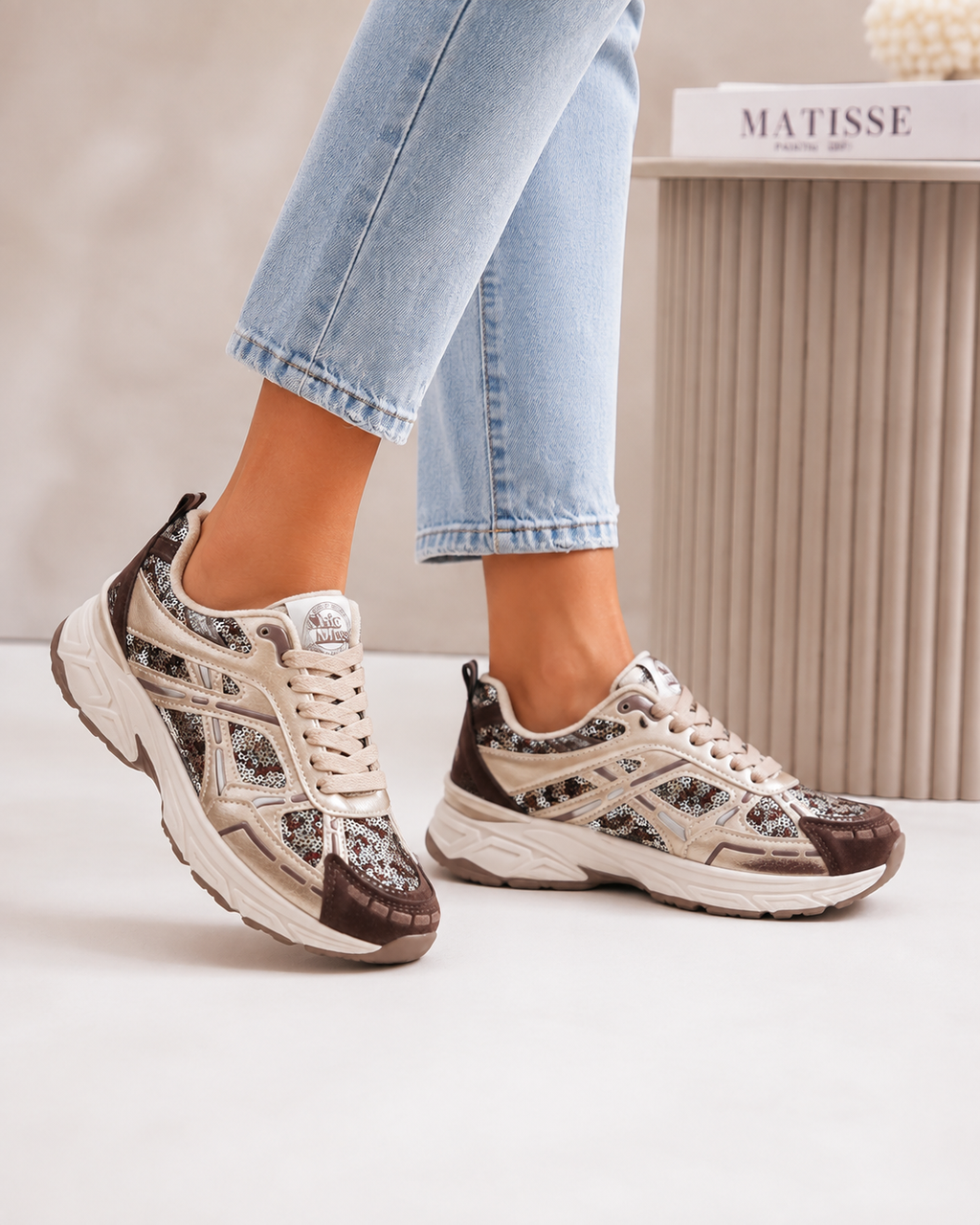 Zapatillas Celina Marrón