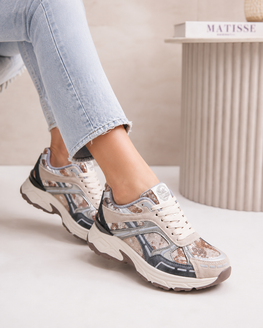Zapatillas Celina Caqui
