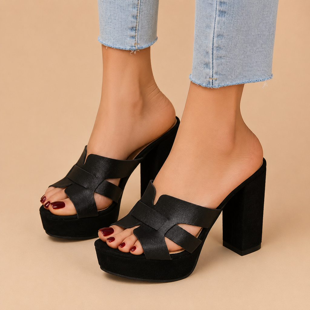 Elena™ | Tacones Elegantes de Plataforma sin Esfuerzo