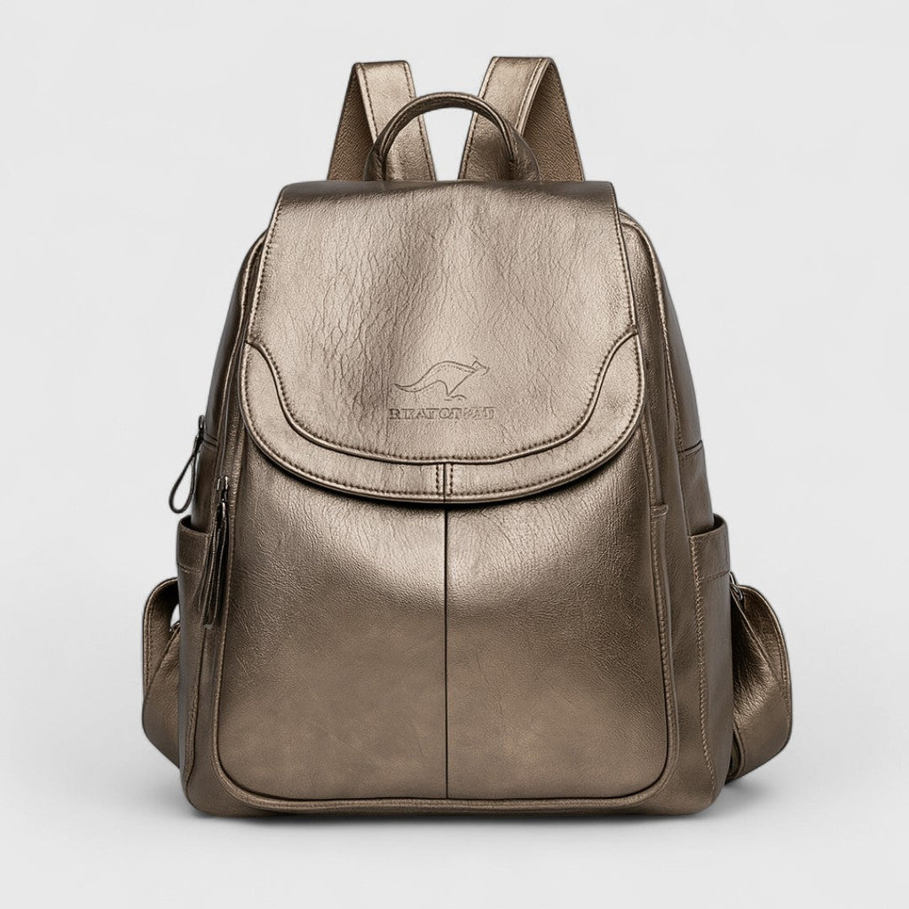 Kallisto - Mochila de Piel con Diseño Antirrobo