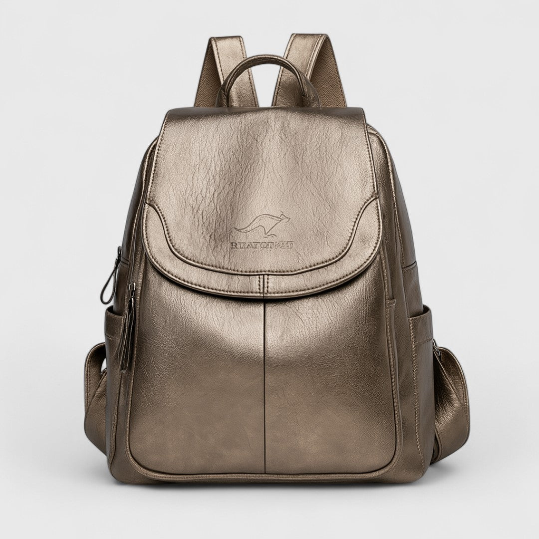 Kallisto - Mochila de Piel con Diseño Antirrobo