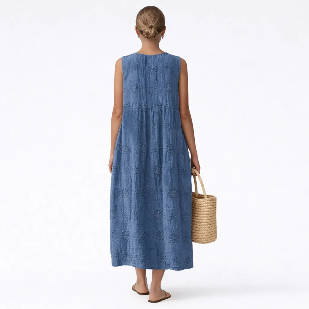 OLIVIA – Vestido midi ligero de día