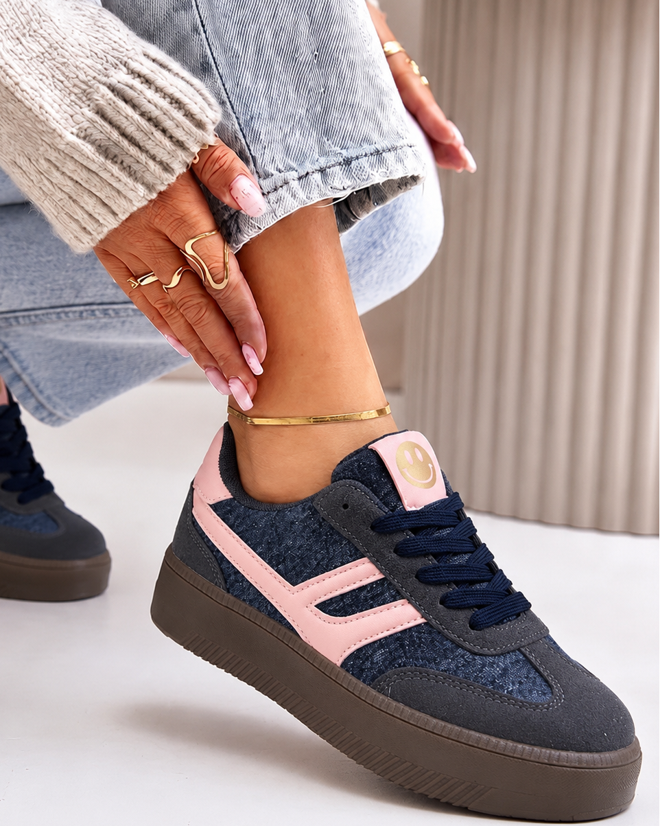 Zapatillas Keep Smiling - Azul