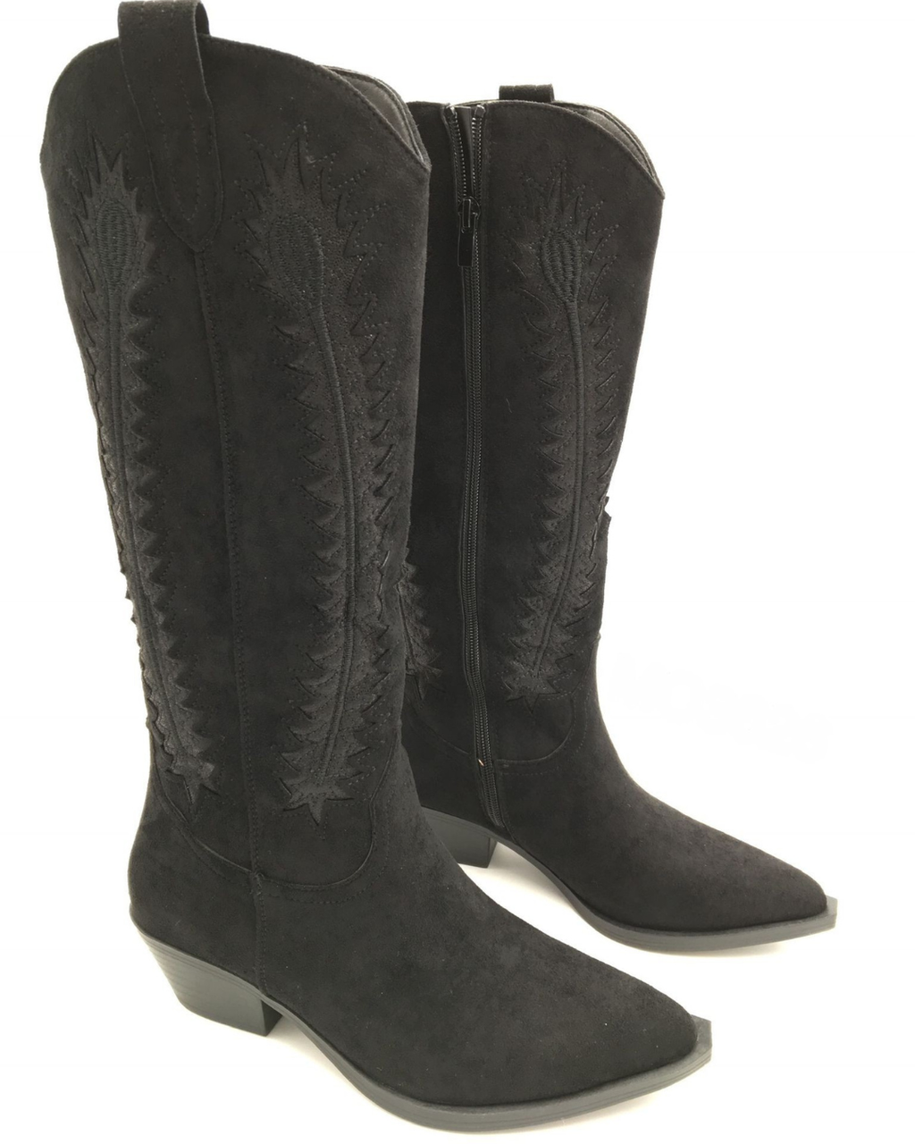 Botas con Motivo Cowboy - Negro