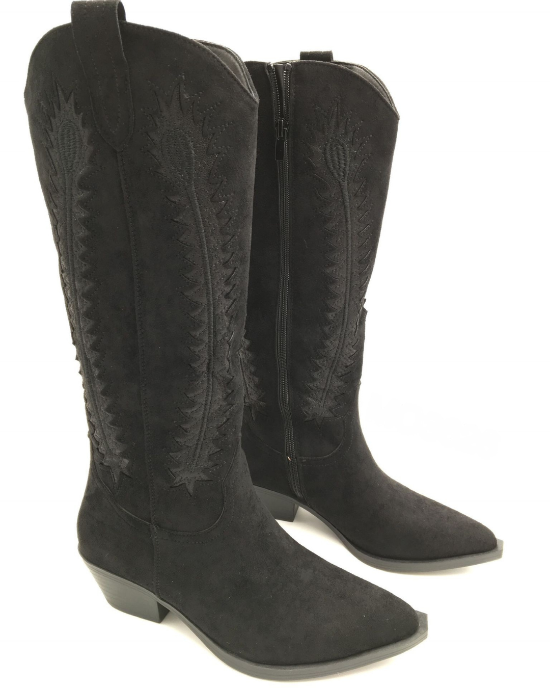 Botas con Motivo Cowboy - Negro