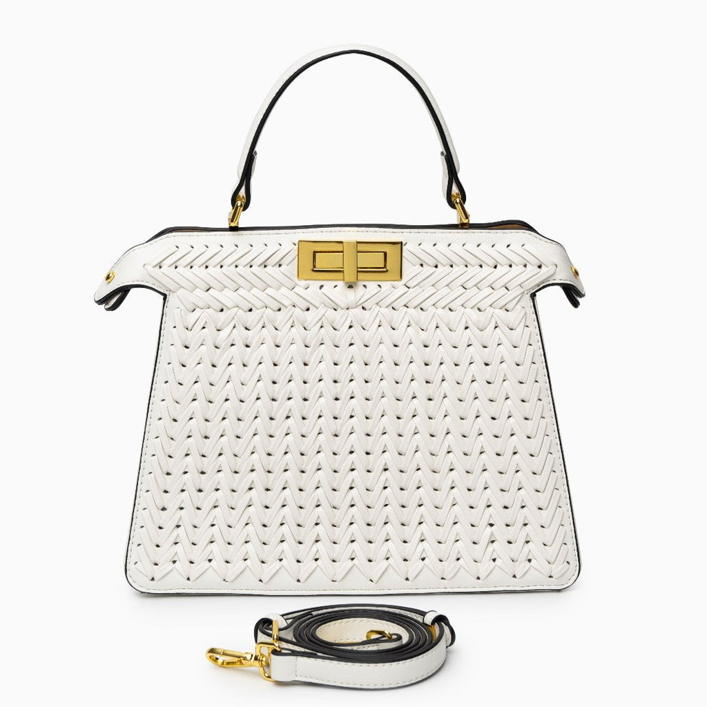Jimena – Bolso trenzado estructurado