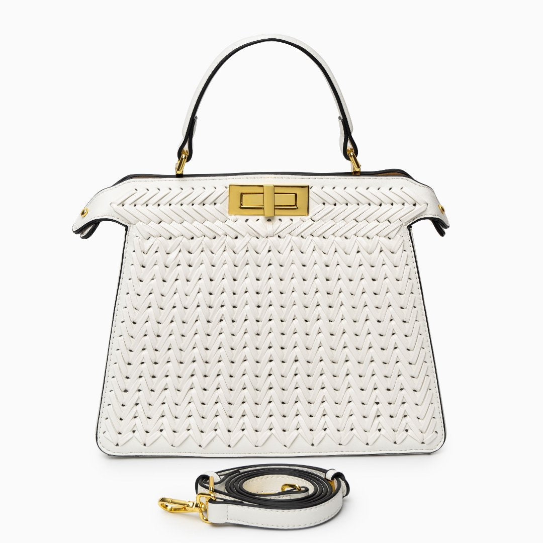 Jimena – Bolso trenzado estructurado