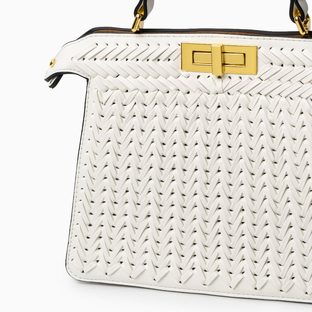 Jimena – Bolso trenzado estructurado