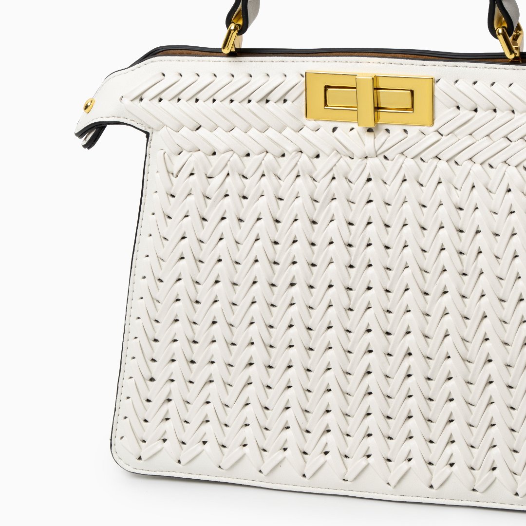 Jimena – Bolso trenzado estructurado