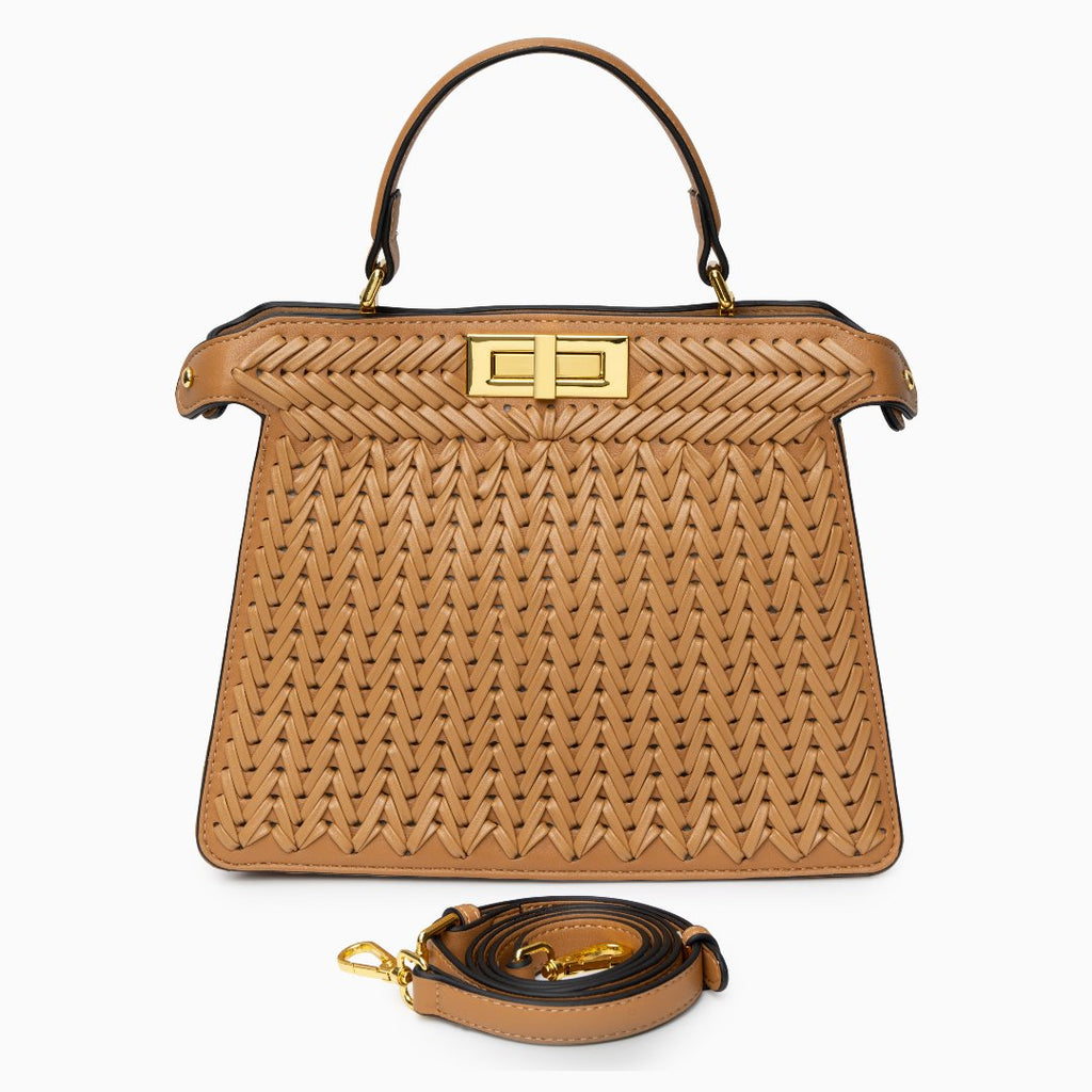 Jimena – Bolso trenzado estructurado