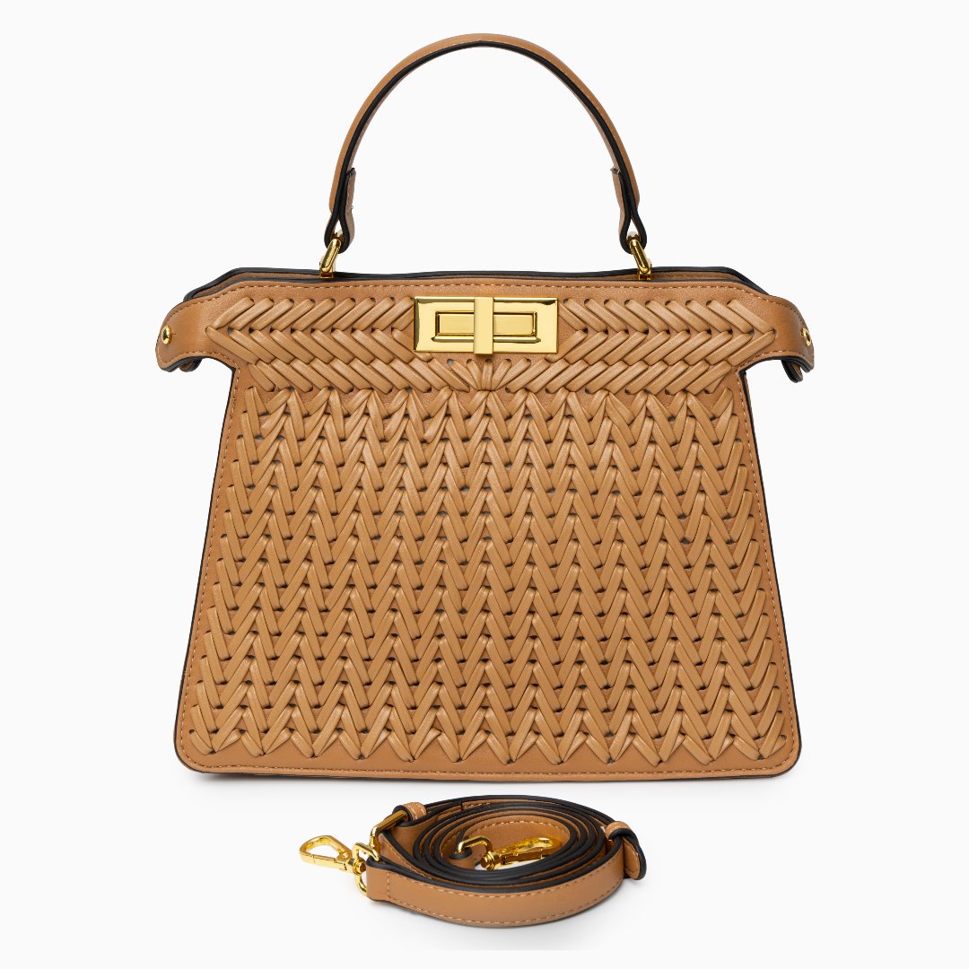 Jimena – Bolso trenzado estructurado