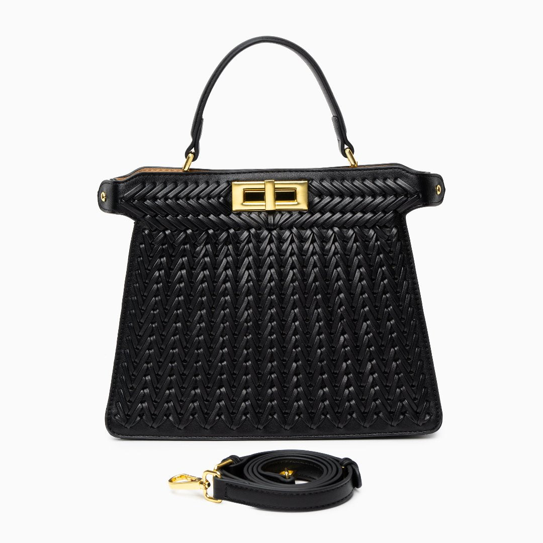 Jimena – Bolso trenzado estructurado