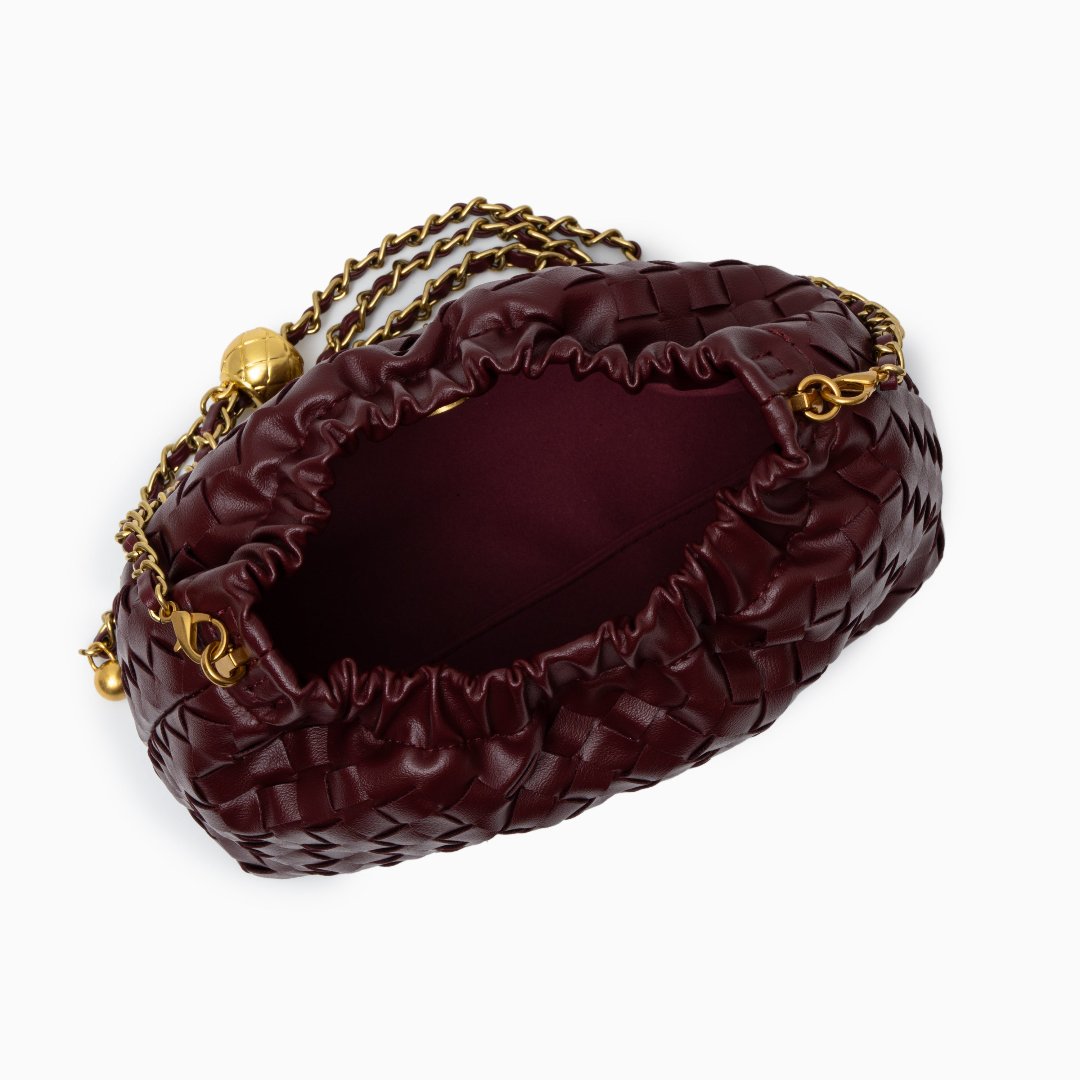Miranda – Bolso trenzado con cadena