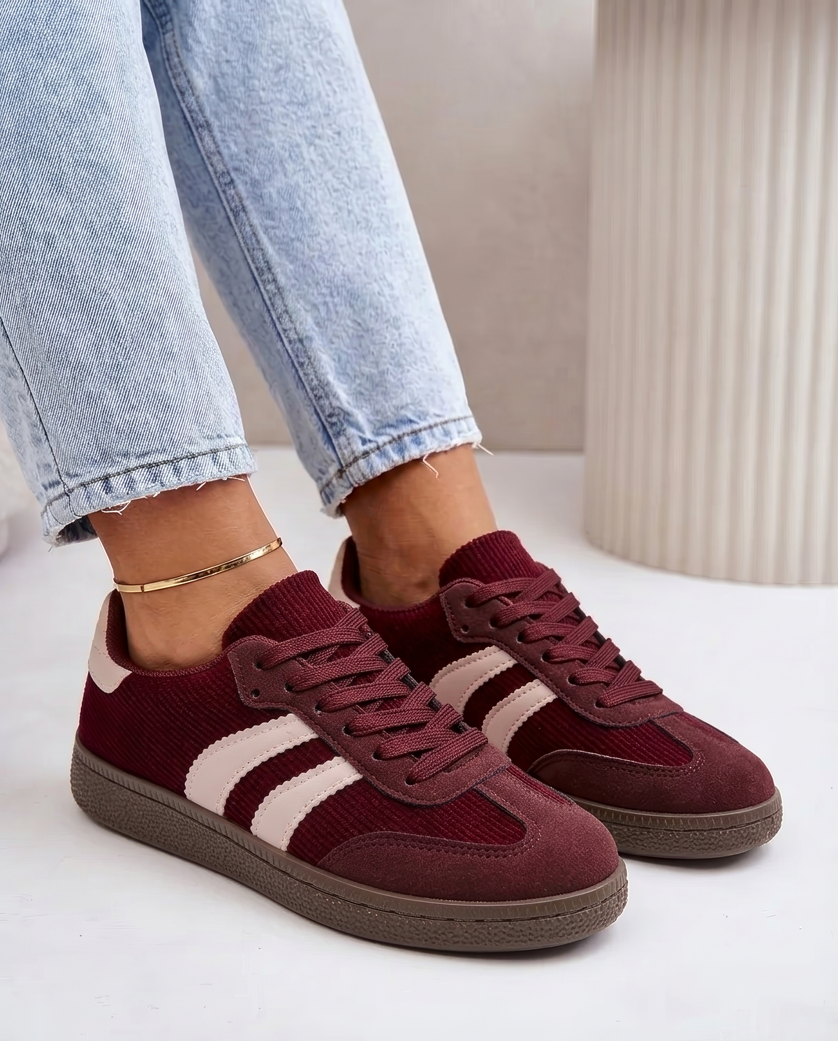 Zapatillas Daisy Burdeos