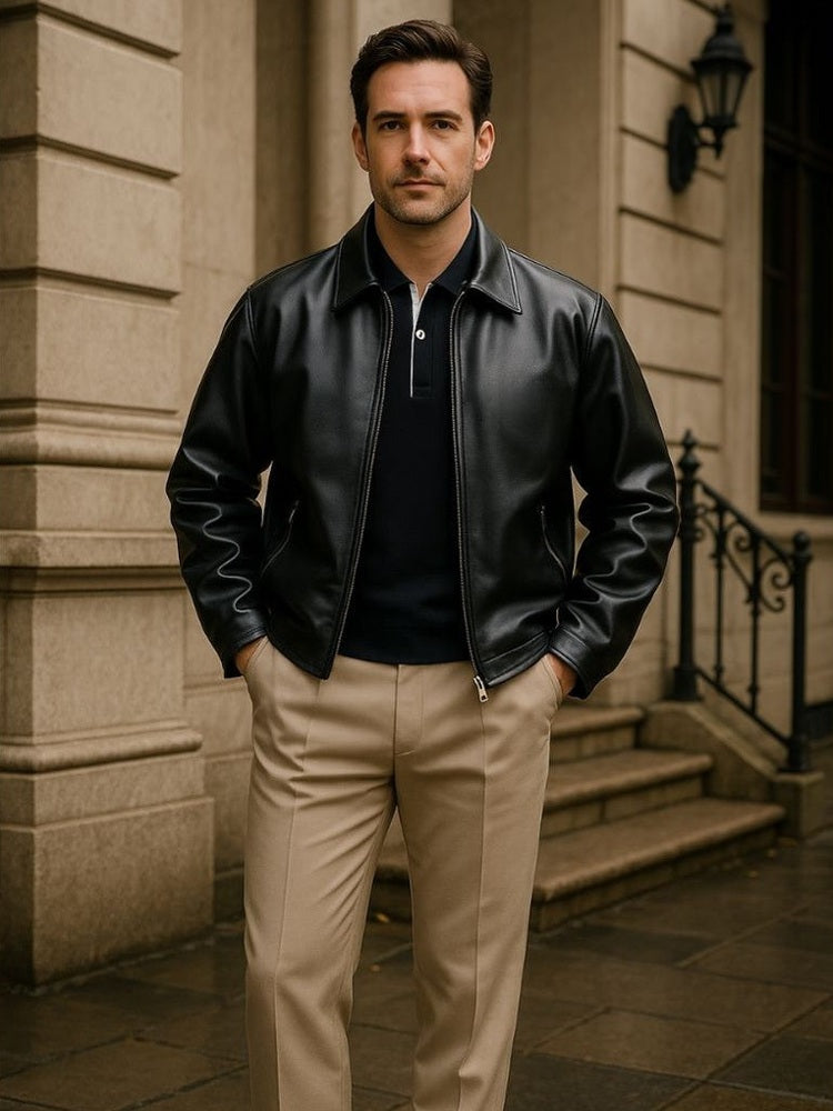 Chaqueta de cuero