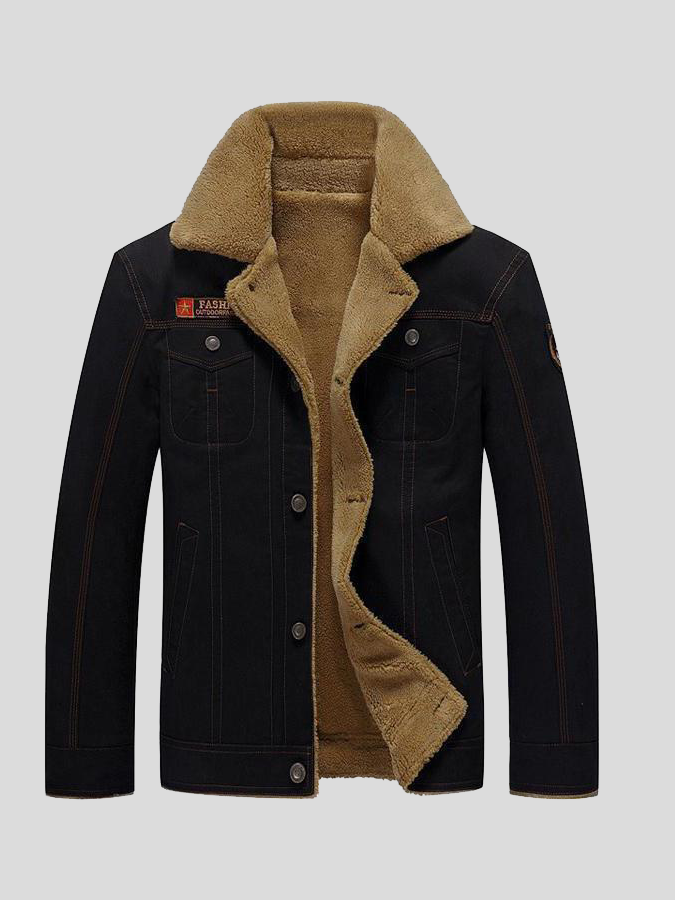 Chaqueta exclusiva de piel de cordero
