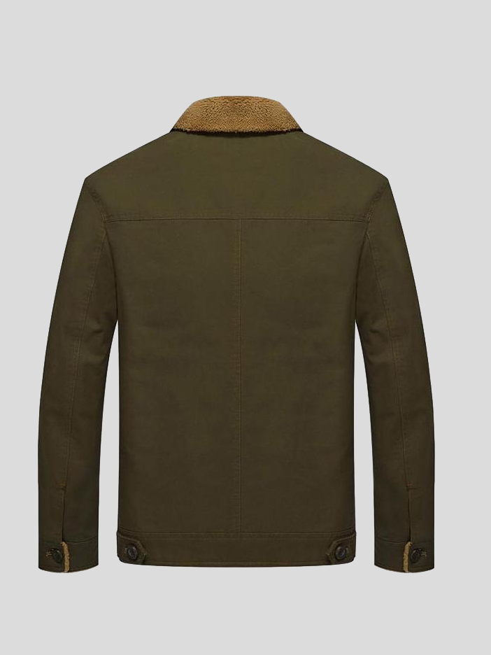 Chaqueta exclusiva de piel de cordero