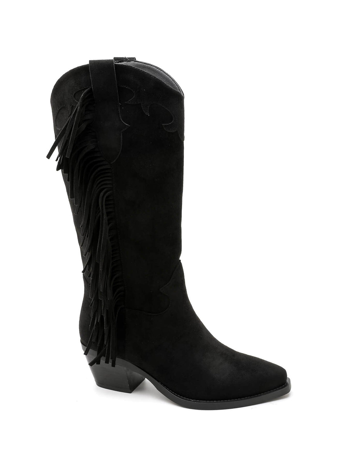 Botas Festi con Flecos - Negro