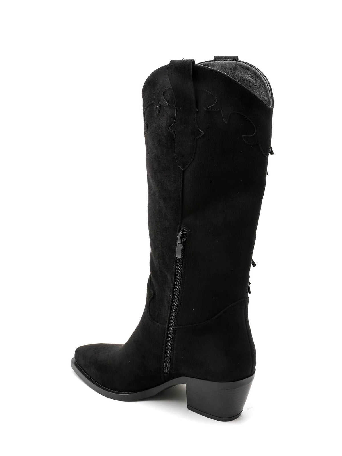Botas Festi con Flecos - Negro