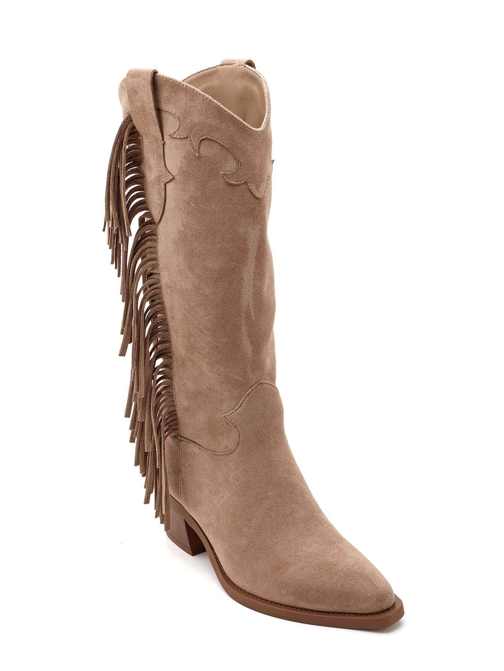 Botas Festi con Flecos - Caqui