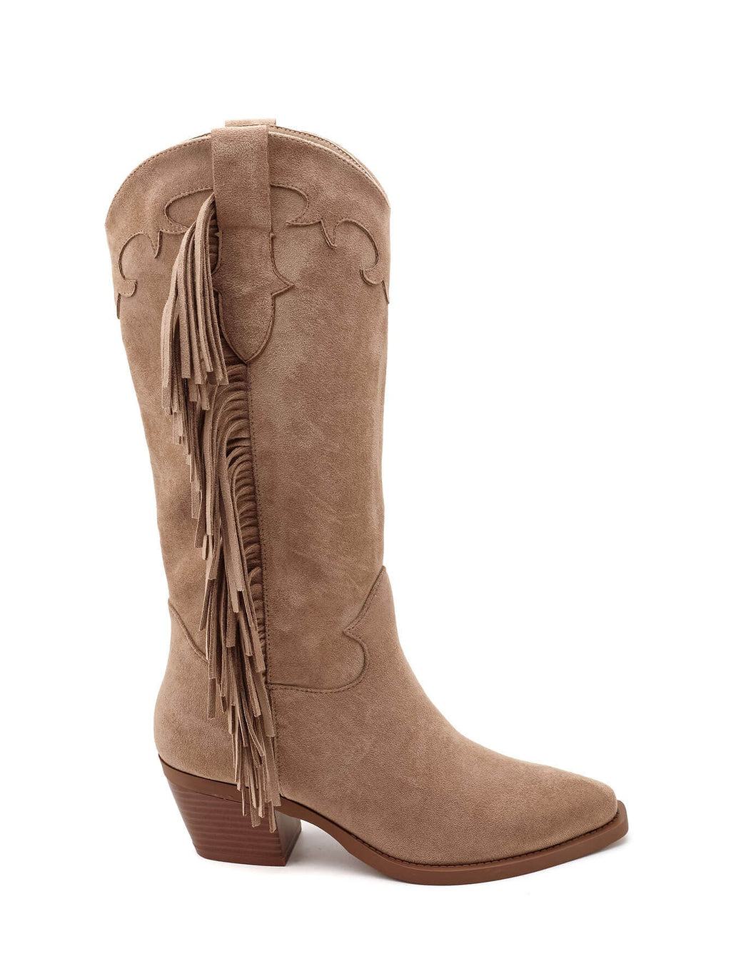 Botas Festi con Flecos - Caqui