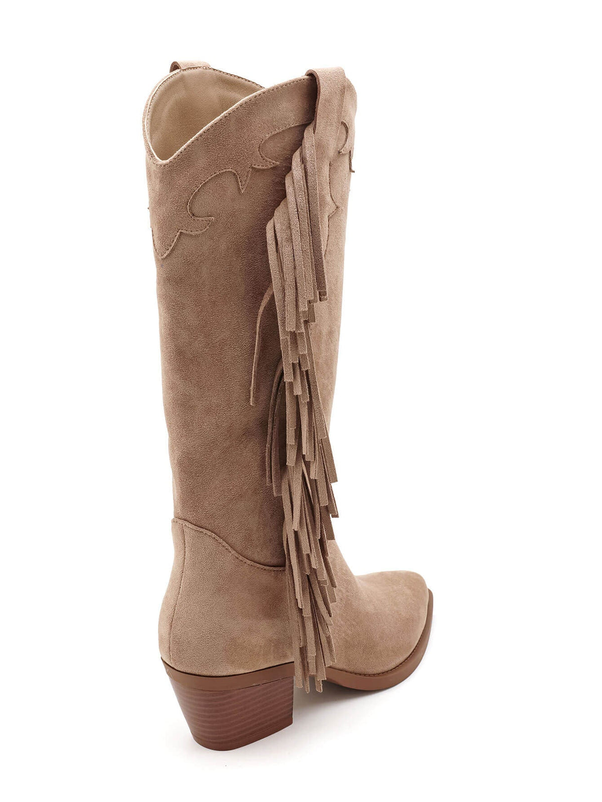 Botas Festi con Flecos - Caqui