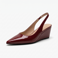 Elena | Elegantes Tacones de Cuña Destalonados