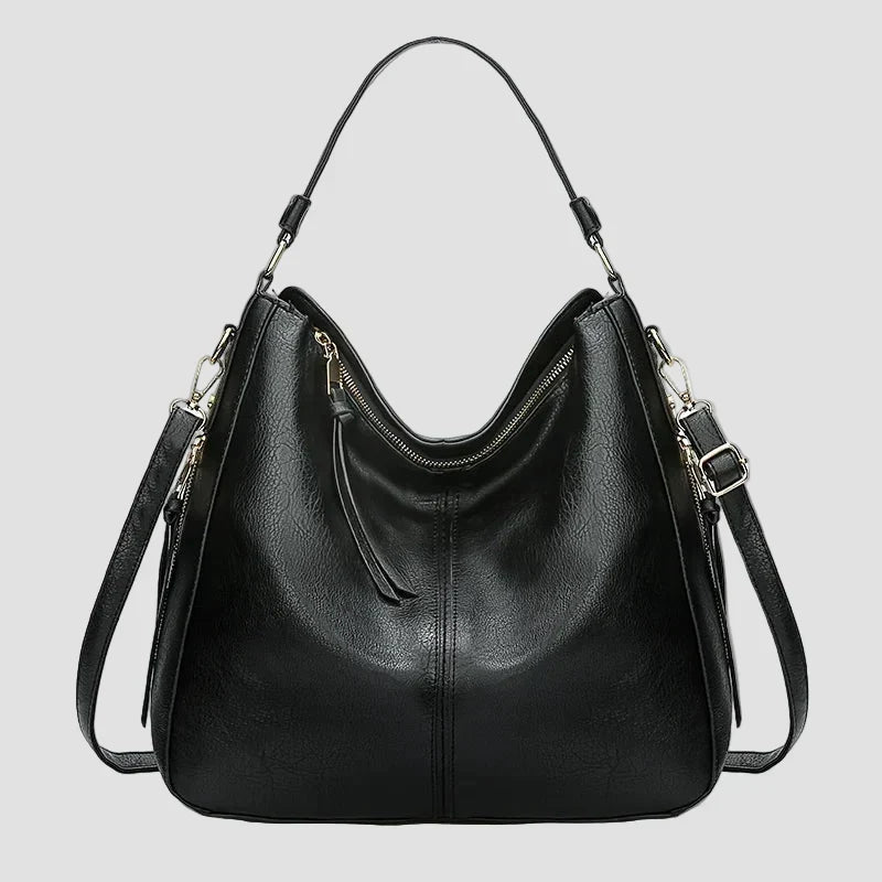 Souf - Bolso Hobo de Piel Premium Antirrobo
