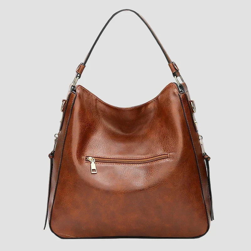 Souf - Bolso Hobo de Piel Premium Antirrobo