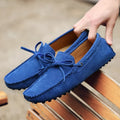 Mocasines casuales de ante para el verano