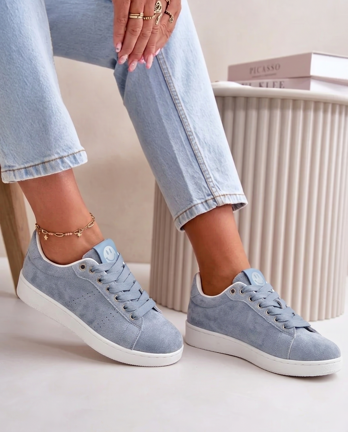Zapatillas Happy Azul