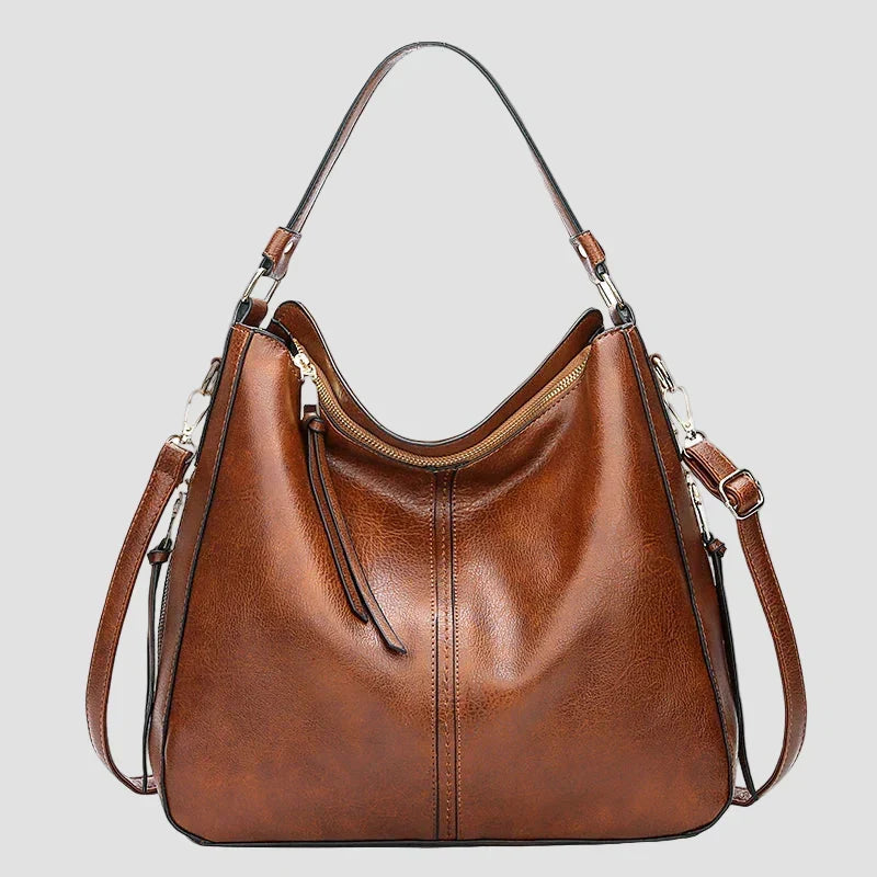 Souf - Bolso Hobo de Piel Premium Antirrobo
