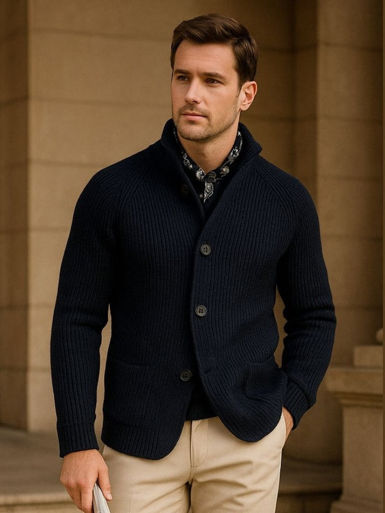Chaqueta de punto con botones