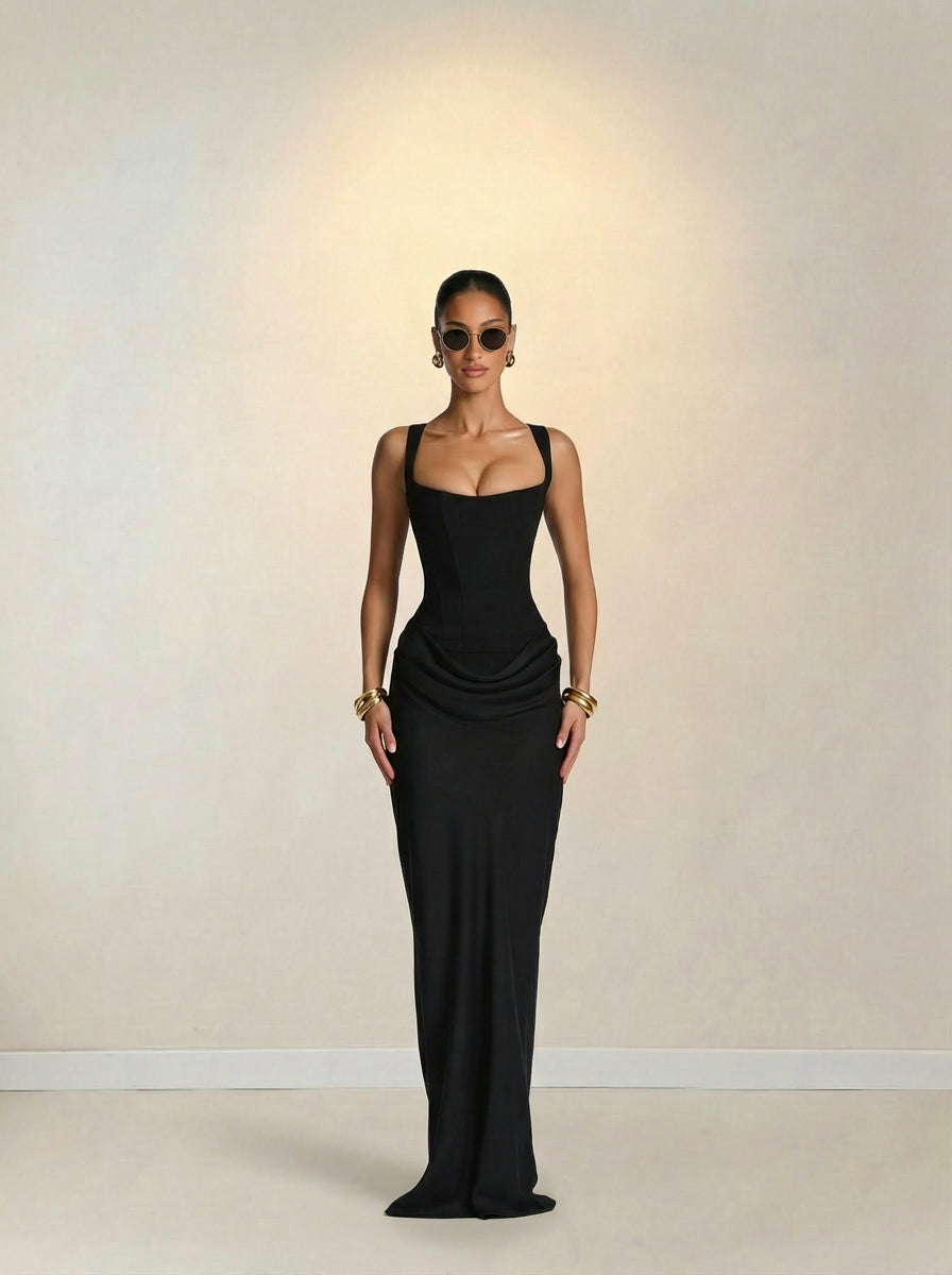 Vestido Sculpt Plisado Allegr