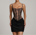 Trinity | Vestido efecto corsetería y encaje